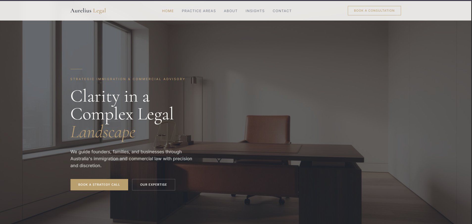 Ashford Family Law — redesigned website